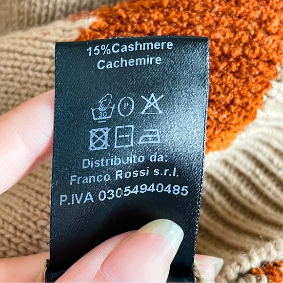 🛎️ 5/$20 Alpha Studio Silk Cotton Wool Cashmere Crewneck Sweater Size S - Picture 12 of 12